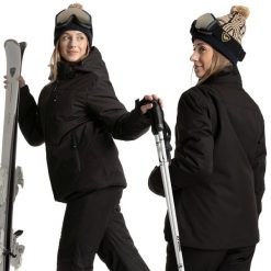 Kurtka narciarska damska KADVA Edge X Jacket. Czarne kurtki narciarskie i snowboardowe damskie KADVA, bez wzorów, bez kaptura, narciarskie. Za 249.99 zł.