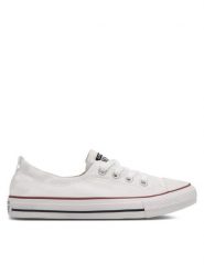 Converse Trampki CHUCK TAYLOR ALL STAR SHORELINE 537084C Biały. Białe trampki i tenisówki damskie Converse, bez wzorów, z materiału. Za 239.99 zł.