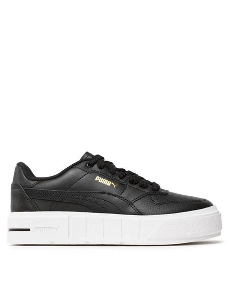 Puma Sneakersy Cali Court Lth Jr 394384 02 Czarny. Czarne buty sportowe dziewczęce Puma, bez wzorów, ze skóry, bez zapięcia. Za 209.99 zł.