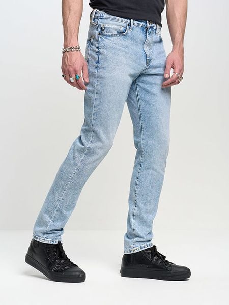 BIG STAR Dżinsy "Harper" - Tapered fit - w kolorze błękitnym rozmiar: W34/L32. Niebieskie jeansy męskie Big Star. Za 123.53 zł.