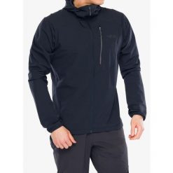 Kurtka softshell męska Rab Borealis Alpine Hoody. Niebieskie kurtki męskie RAB, m, bez wzorów, z softshellu, bez kaptura. Za 404.99 zł.