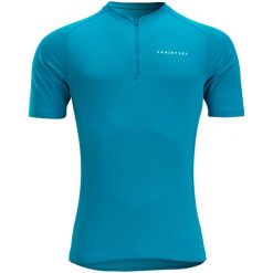 Koszulka rowerowa szosowa Triban Essentiel. Czarne t-shirty sportowe męskie VAN RYSEL, l, z materiału, bez ramiączek, rowerowe. Za 44.99 zł.