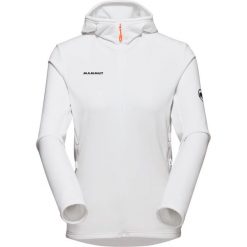 Bluza trekkingowa damska Mammut Aconcagua Light ML Hooded. Białe bluzy bez kaptura damskie Mammut, l. Za 529.99 zł.
