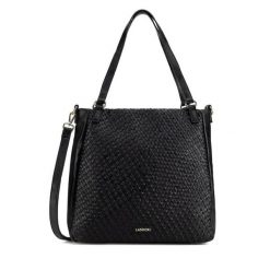 Torebka Lasocki. Czarne torebki klasyczne damskie Lasocki, bez wzorów, bez dodatków. Za 219.99 zł.