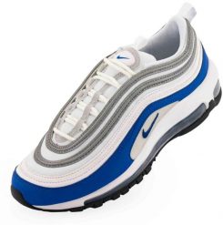 Buty Damskie Nike Air Max 97 Niebieski Królewski Niebieski. Białe buty sportowe na co dzień damskie Nike, bez wzorów, z gumy, nike air max. Za 535.99 zł.