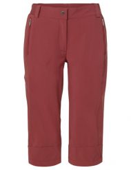 Spodnie damskie Farley Stretch Capri III. Czerwone spodnie materiałowe damskie Vaude, bez wzorów, z materiału. Za 429.00 zł.