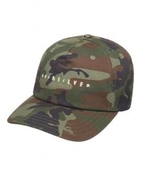 Czapka Snapback dla Mężczyzn QS FRASSNASSA Zielony. Zielone czapki męskie Quiksilver, bez wzorów, z bawełny. Za 97.99 zł.