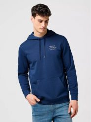 Wrangler Bluza w kolorze granatowym rozmiar: M. Niebieskie bluzy z kapturem męskie Wrangler, m. Za 129.95 zł.