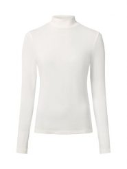 Opus koszula z dzianiny - Sikline Kobiety drobna dzianina biały, 44. Białe koszule damskie Opus, bez wzorów, z dzianiny, bez kołnierzyka, bez ramiączek. Za 119.95 zł.
