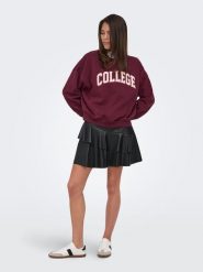 JDY Bluza "Mesa" w kolorze czerwonym rozmiar: S. Czerwone bluzy bez kaptura damskie JDY, s. Za 109.95 zł.