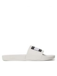 Tommy Jeans Klapki Pool Ess EM0EM01191 Biały. Białe klapki i japonki męskie Tommy Jeans, z jeansu. Za 189.99 zł.