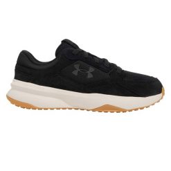 Buty sportowe męskie Under Armour Edge Suede. Czarne buty fitness męskie Under Armour, do biegania. Za 180.99 zł.