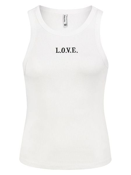 Sublevel Top w kolorze białym rozmiar: M. Białe topy damskie Sublevel, m, bez wzorów, bez kołnierzyka. Za 39.99 zł.