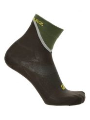 SALOMON Skarpety "Pulse Ankle" w kolorze oliwkowo-brązowym do biegania rozmiar: 42-44. Brązowe skarpetki męskie Salomon, bez wzorów. Za 52.17 zł.