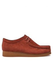 Clarks Mokasyny Wallabee Evo 26178278 Pomarańczowy. Brązowe mokasyny męskie Clarks, ze skóry. Za 319.99 zł.