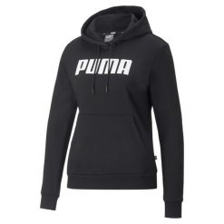 Bluza dresowa damska Puma ESS FL. Czarne bluzy bez kaptura damskie Puma, s, z dresówki. Za 152.99 zł.