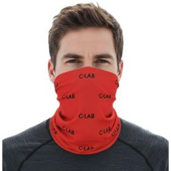 Lekki Komin Unisex Czerwony. Czerwone szaliki i kominy damskie C-LAB, bez wzorów. Za 104.50 zł.