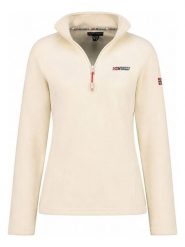 Geographical Norway Bluza polarowa w kolorze beżowo-kremowym rozmiar: XL. Brązowe bluzy bez kaptura damskie Geographical Norway, xl, z polaru. Za 76.04 zł.