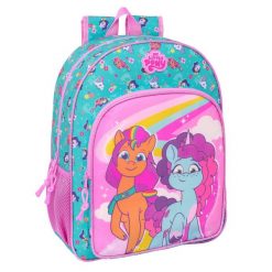 Plecak szkolny My Little Pony Magic Różowy. Czerwone plecaki męskie PRO BRANDS, bez wzorów, z poliesteru. Za 182.95 zł.