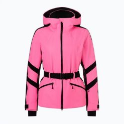 Kurtka narciarska damska BOGNER FIRE+ICE Moia 2. Czerwone kurtki damskie bez wzorów, z materiału, bez kaptura, narciarskie. Za 1,969.00 zł.
