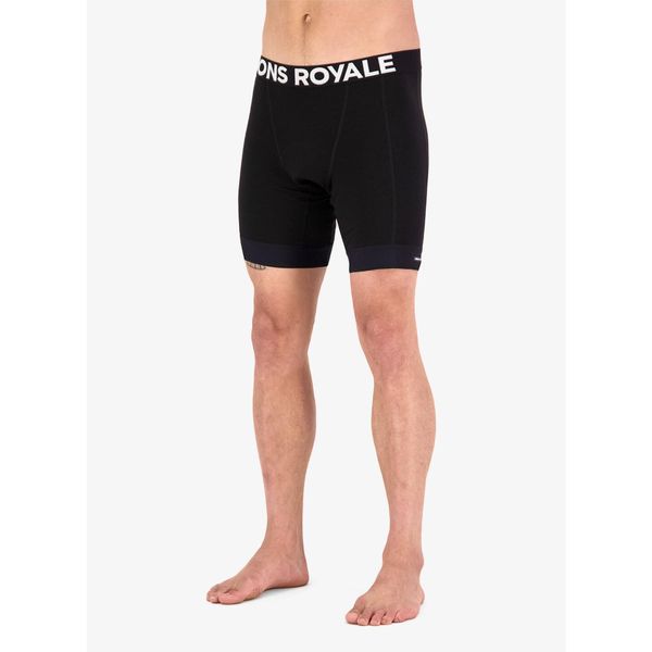 Spodenki rowerowe męskie Mons Royale Epic Merino Shift Bike Short Liner. Czarne szorty męskie Mons Royale, bez wzorów, sportowe. Za 266.99 zł.