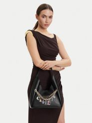 Just Cavalli Torebka 80RA4BE5 ZSD85 Czarny. Czarne torebki klasyczne damskie Just Cavalli, bez wzorów, ze skóry, bez dodatków. Za 774.99 zł.