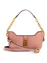 Guess Torebka w kolorze jasnoróżowym - 23 x 14 x 4 cm rozmiar: onesize. Różowe torebki klasyczne damskie Guess, z aplikacjami, z materiału, bez dodatków. Za 272.31 zł.