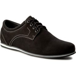 Półbuty LASOCKI FOR MEN - D9007 Czarny. Czarne półbuty męskie Lasocki For Men, z materiału, bez zapięcia. W wyprzedaży za 99.98 zł.