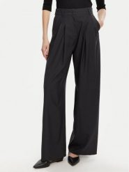Marella Spodnie palazzo Ulzio 2523136095 Szary Wide Leg. Szare spodnie materiałowe damskie Marella, bez wzorów, z materiału. Za 1,119.00 zł.