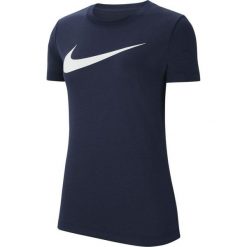 Koszulka z krótkim rękawem Damska Nike Granatowy. Białe t-shirty damskie Nike, m, bez wzorów, z poliesteru, bez kołnierzyka. Za 147.00 zł.