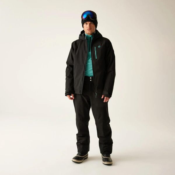 Spodnie narciarskie Dare 2B Achieve II. Czarne spodnie materiałowe męskie Dare 2b, bez wzorów, sportowe. Za 199.99 zł.