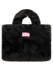 Zwillingsherz Torebka w kolorze czarnym - 33 x 23 cm rozmiar: onesize. Czarne torebki klasyczne damskie Zwillingsherz, bez wzorów, z materiału, bez dodatków. Za 131.74 zł.
