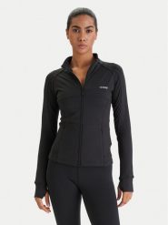 Guess Bluza V6RP15 KD952 Czarny Slim Fit. Czarne bluzy bez kaptura damskie Guess, xl, z syntetyku. Za 349.99 zł.