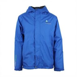 Kurtka wodoodporna Peak Mountain Cajik. Niebieskie kurtki męskie Peak Mountain, bez wzorów, sportowe, bez kaptura. Za 188.00 zł.