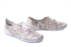 RIEKER 43663-90 multi, półbuty damskie. Półbuty damskie Rieker, bez wzorów, z gumy, bez obcasa. Za 255.92 zł.