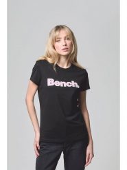Bench Koszulka "Leora" w kolorze czarnym rozmiar: 40. Czarne bluzki damskie Bench, bez wzorów, z bawełny, bez kołnierzyka, bez ramiączek. Za 74.63 zł.