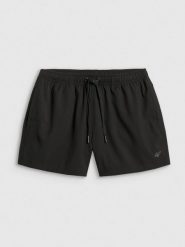 4F Spodenki plażowe z filtrem UPF50+ damskie - czarne XS. Czarne spodenki sportowe damskie 4f, s, z dzianiny, do pływania. Za 99.99 zł.