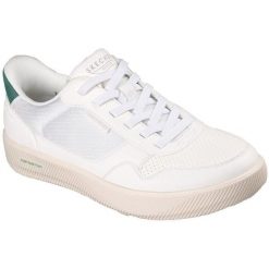 Buty sportowe męskie Skechers Arch Fit Court Break komforta. Białe buty sportowe na co dzień męskie Skechers, z materiału, bez zapięcia. Za 490.00 zł.