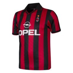 Retro koszulka piłkarska – Męska – AC Milan 1996 – Czarny - Czerwony. Czarne t-shirty sportowe męskie COPA FOOTBALL, m, bez ramiączek, do piłki nożnej. Za 336.72 zł.