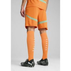 Męskie szorty Wybrzeże Kości Słoniowej 2025 PUMA Rickie Orange Jade Frost Green. Brązowe szorty męskie Puma, bez kołnierzyka. Za 199.00 zł.
