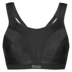 Biustonosz treningowy Shock Absorber Active D+ Classic 2024. Czarne biustonosze sportowe damskie Shock Absorber, bez wzorów. Za 179.99 zł.