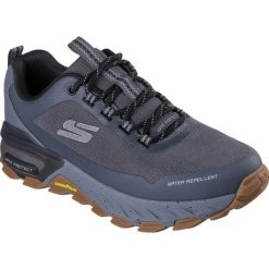 Buty sportowe męskie Skechers Max Protect promote Track. Szare buty sportowe na co dzień męskie Skechers, z materiału, bez zapięcia. Za 479.99 zł.