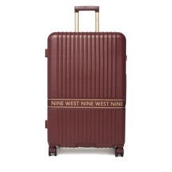 Walizka duża Nine West. Czerwone walizki męskie Nine West, bez wzorów, duże. Za 399.99 zł.