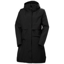 Damska kurtka wodoodporna Helly Hansen Sienna. Czarne kurtki damskie Helly Hansen, l, bez wzorów, z materiału, bez kaptura. Za 851.00 zł.