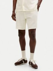 Jack & Jones Szorty materiałowe Jaiden 12274758 Biały Relaxed Fit. Białe szorty męskie Jack & Jones, z bawełny, bez kołnierzyka. Za 119.99 zł.