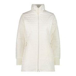 Damska długa kurtka CMP. Białe kurtki damskie CMP, bez wzorów, z puchu, bez kaptura. Za 548.50 zł.