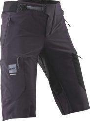 Spodenki rowerowe Leatt Shorts MTB Gravity 4.0. Czarne szorty męskie LEATT, bez wzorów, z materiału. Za 549.99 zł.
