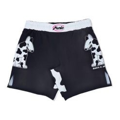 Spodenki treningowe męskie MANTO Dogs. Czarne szorty męskie Manto, bez kołnierzyka. Za 159.99 zł.