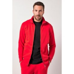 Męska Bluza dresowa stójka do 8XL. Czerwone bluzy bez kaptura męskie JAY-PI, m, z bawełny. Za 279.99 zł.