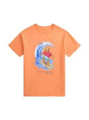 Polo Ralph Lauren T-Shirt 323B13589001 Czerwony Regular Fit. Czerwone t-shirty chłopięce Polo Ralph Lauren, bez wzorów, z bawełny, bez ramiączek. Za 289.99 zł.